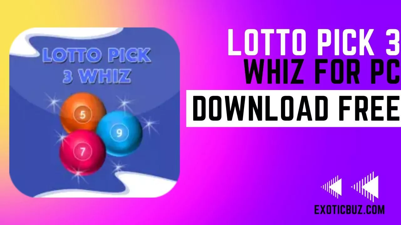 Lotto Pick 3 Whiz for PC Download Free
